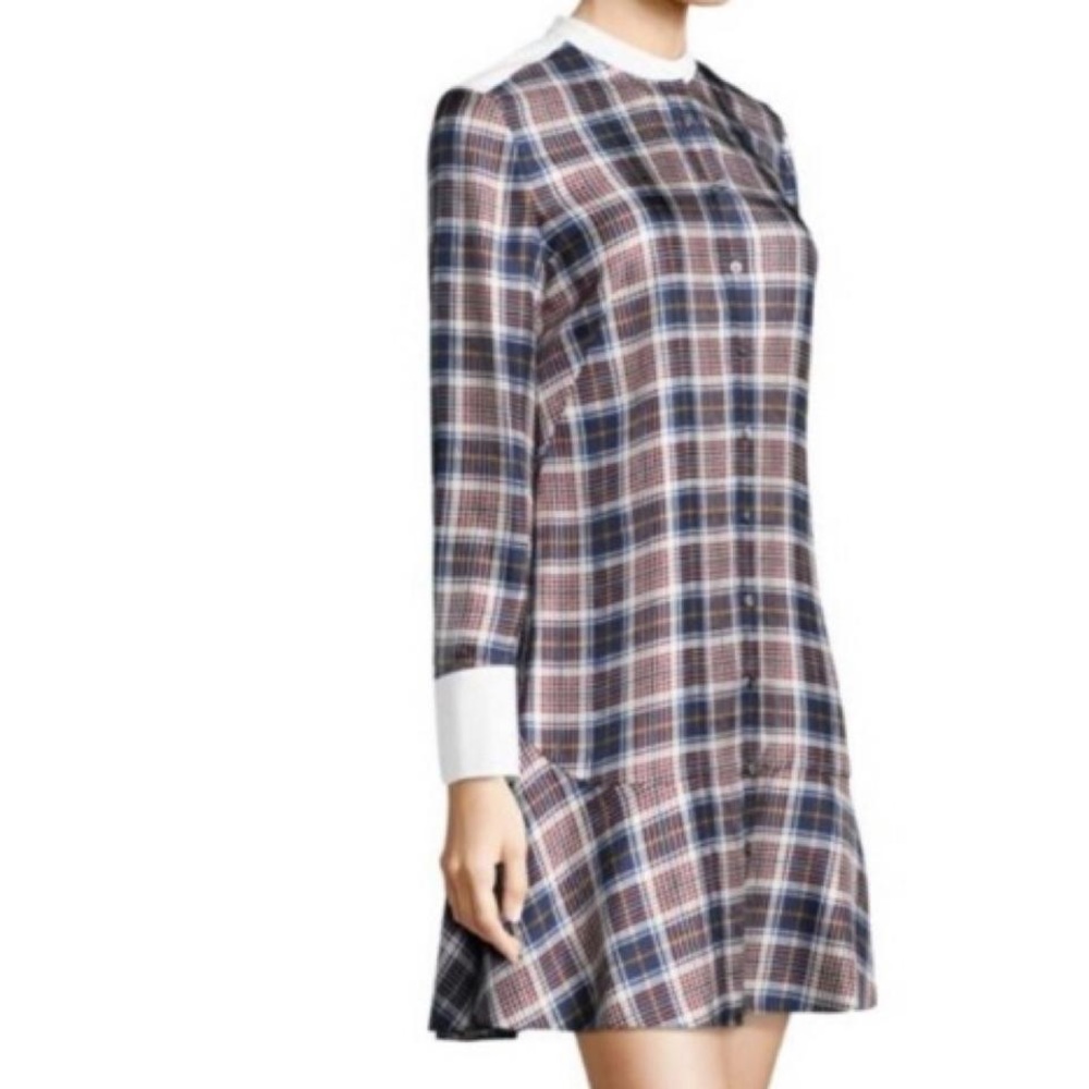 Tory Burch Milano Tartan Plaid Cora Dress